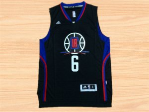 Maillot De Basket Los Angeles Clippers DeAndre Jordan 6 Tissus Sportif Fans Edition Noir